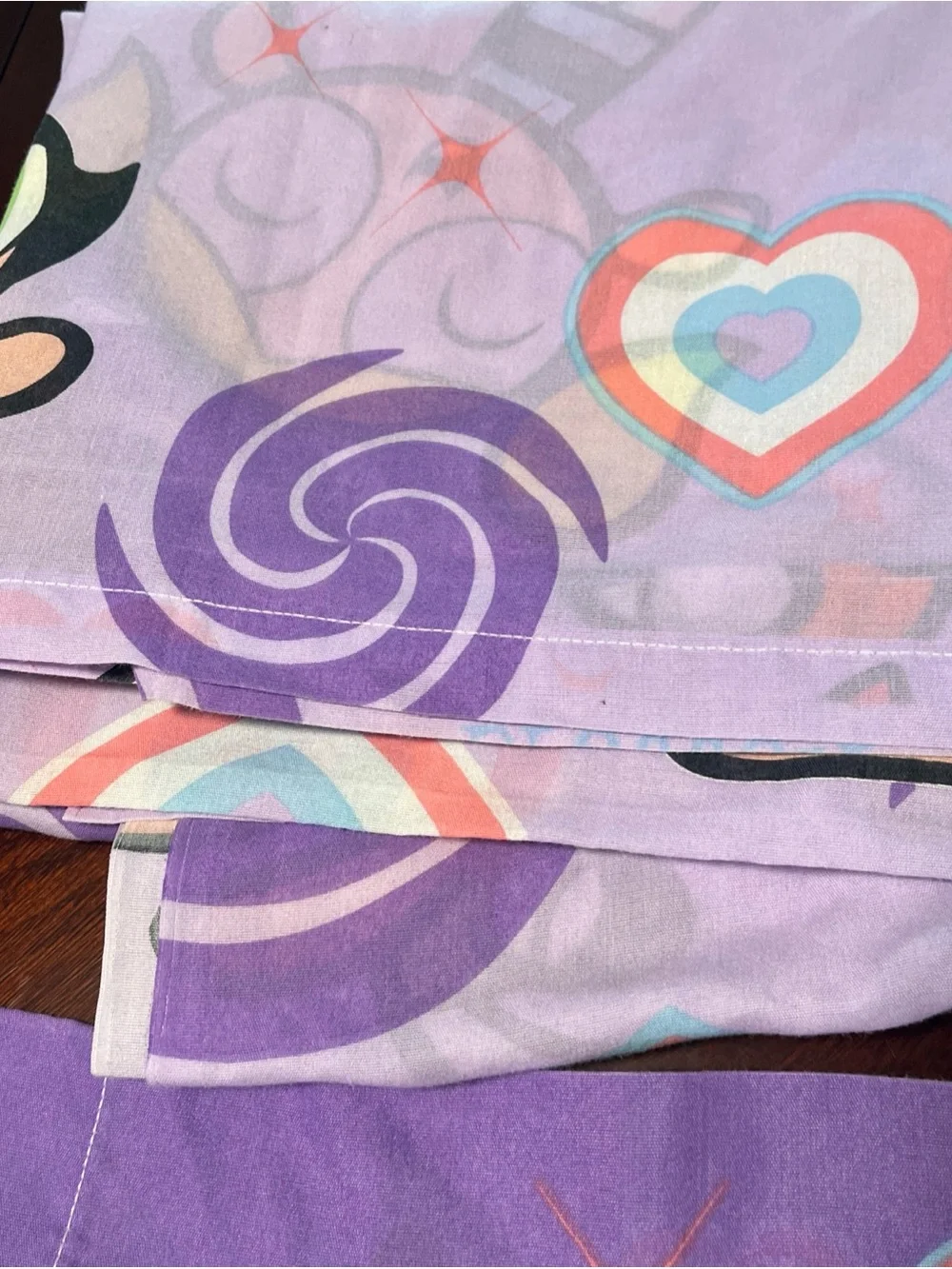 Vtg Y2K Powerpuff Girls Twin Flat & Fitted Sheet Set + Pillow Case 2000 USA 3pc